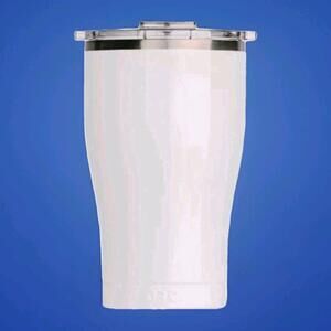 ORCA Chaser 22oz Pearl White Stainless Steel Insulated Tumbler Cup w/ Lid